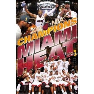 (22x34) Miami Heat 2012 NBA Champions Celebration Poster