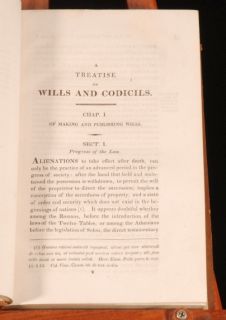 1815 Treatise on Law of Wills and Codicils Roberts