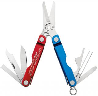 Leatherman 64440101K Special Edition Key Chain Tool, Red, White and