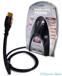 Monster HDMI Cable 4ft Ultimate High Speed THX 1000 HDX 4 Blu Ray Xbox