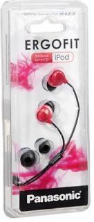Panasonic RPHJE180R Inner Ear Earbuds Large Driver (Red