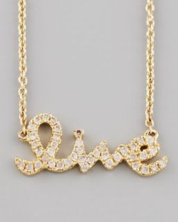 Y17AD Sydney Evan Diamond Live Necklace, Yellow Gold