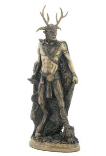 Cernunnos Herne Statue The Hunter God Pagan Wiccan Hu Gadarn Diety #