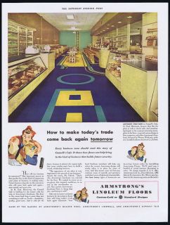 1942 armstrong linoleum floor connell s cape st paul ad