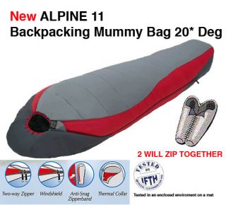 High Peak 20 Deg Alpine Backpack Mummy Bag 3 2 Lb