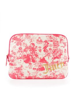 Juicy Couture Toile Print Laptop Sleeve, 15   