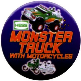 Hess Toy Truck Advertising Employee Pin Button 2007 (sixtenth button