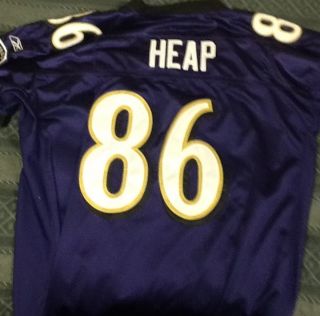 Todd Heap 86 Tight End Baltimore Ravens Replica Replica REEBOK JERSEY