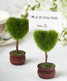 200 Wedding Favors Heart Topiary Place Card Holders