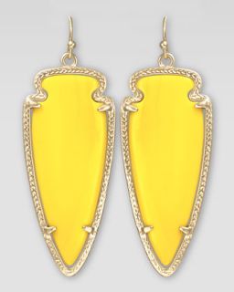 Kendra Scott Skylar Arrow Earrings, Yellow   Neiman Marcus