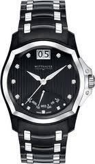 wittnauer mens montserrat 8 diamond watch 12d106 nwt