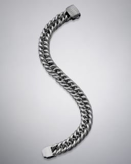David Yurman Royal Cord Curb Chain Bracelet   