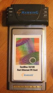  Hawking 10 100 PCMCIA NIC Card
