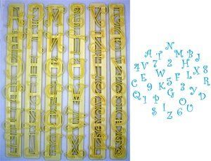  Case Funky Alphabet & Number Tappit Cutters Set: Kitchen & Dining