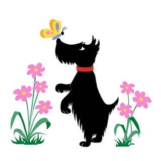   Small Scotty Dog Paint By Number Wall Mural 