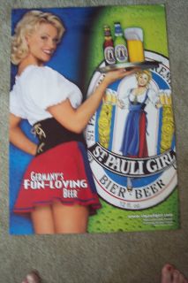 2002 St Pauli Girl Poster Heather Kozar