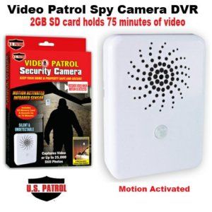 Video Patrol Motion Activated Hidden Security Camera