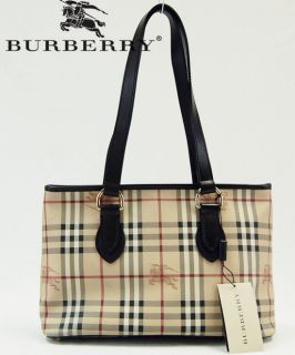 Burberry AUTH Check Print Haymarket Regent Tote Shopper Classic Bag