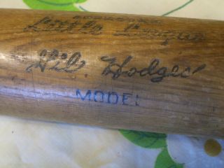 Vintage Gil Hodges 28 Adirondack Little League Baseball Bat 210JG EX