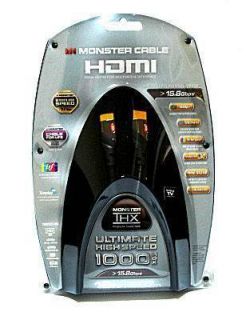 Monster Cable Ultra High Speed HDMI 1000 HDX 16 ft THX Certified Model