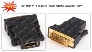 DVI Male 24 1 to HDMI Female Adapter Converter HDTV