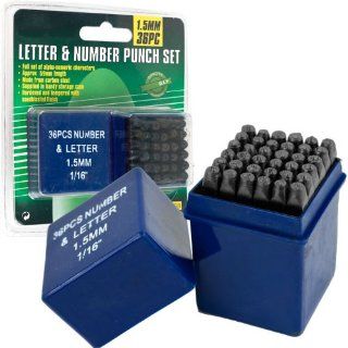  ToolsT Letter and Number Punch Set   1/16 inch: Everything Else