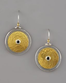 Gurhan Amulet 24K Gold & Silver Earrings   