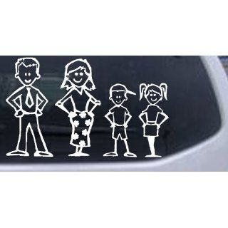 Stick Family Decal Number 1 Stick Family Car Window Wall Laptop Decal