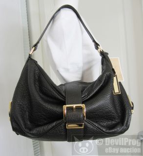 Michael Kors Heidi Brown Large Leather Shoulder Bag