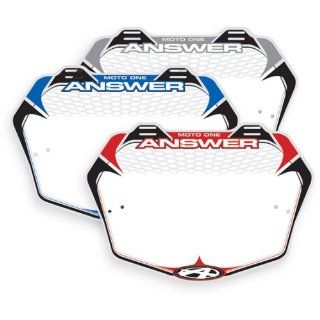 Answer BMX Moto Series Pro number plate