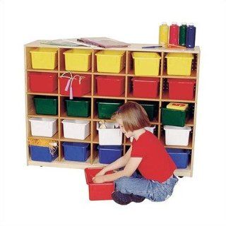  Early Childhood Tote Tray Cabinet Number of Trays 25