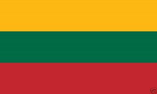  Lithuania Lithuanian Flag T Shirt 8 Sizes 3 Colors
