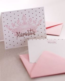 Queen Crown Combo Fold Notes and Flat Cards with Envelopes   Neiman