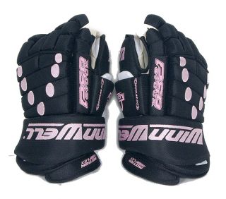 Winwell Pro Knit Senior Hockey Gloves 12 Black Pink