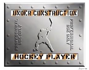 Hockey Shirts Under Construction Hockey Player Hockey T Shirt Long