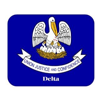 US State Flag   Delta, Louisiana (LA) Mouse Pad