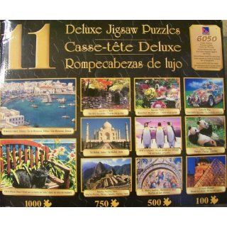 11 Deluxe Jigsaw Puzzles 6,050 Total Interlocking Pieces