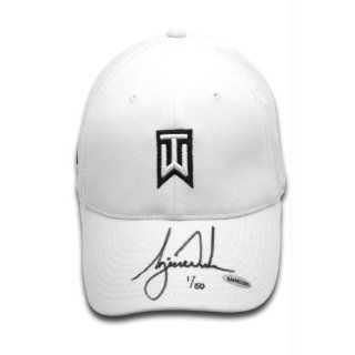 Tiger Woods Autographed Nike Victory Fitted TW White Cap