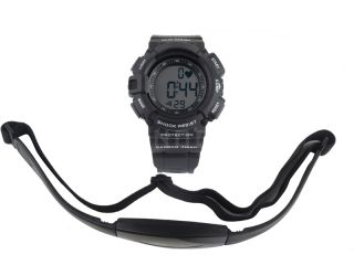  Heart Pulse Rate Monitor Waterproof Exercise Stop Watch