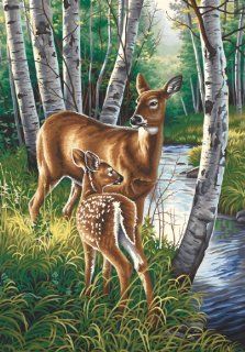  Paintworks Paint By Number, White Tailed Deer: Arts, Crafts & Sewing