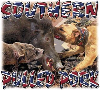 Hog Hunting T Shirt Hog Hunter Rebel Flag Catch Dogs Boar Dixie Land