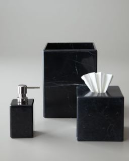 41BJ Waterworks Studio Luna Black Marble Vanity Accessories