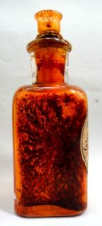  Amber Apothecary Bottle Dropper Schroeder Hinkle Columbia PA