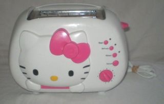 Hello Kitty 2 Slice Wide Slot Electric Toaster KT5211
