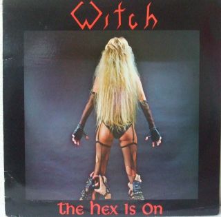 Witch The Hex Is on LP Red Vinyl Heavy Metal Mega RARE