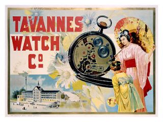 Men’s Tavannes Antique 1900s Swiss High Grade Watch with World Time