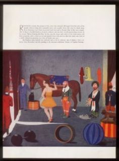 1938 Henri Rousseau Circus Backstage Fortune Print