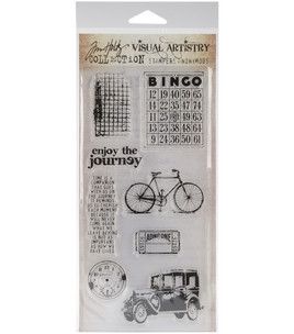 Tim Holtz Clear Stamps Playful Journey 544