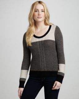 Splendid Colorblock Knit Sweater   