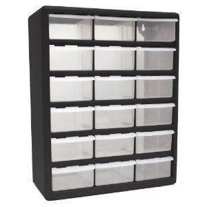   Parts Organizer 18 Storage Drawers Home Organization Bins Fast Shi